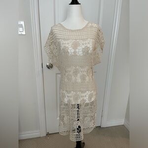 Crochet cover up dress